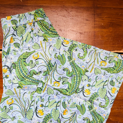 Gator Grove Satin Wildest Dreams Long PJ Set