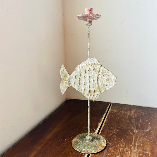 The Flounder Taper Candle Holder- Vintage