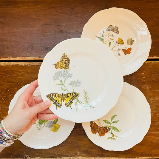 Queen's Fine Bone Chine Horchow Collection Set of 4- Vintage