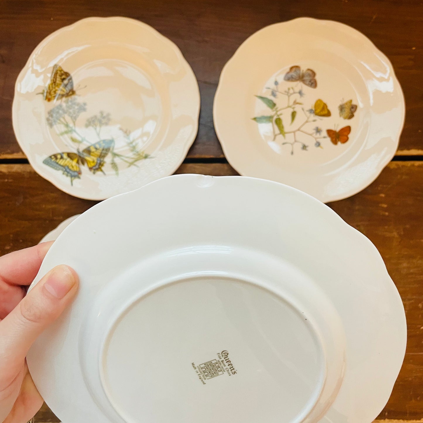 Queen's Fine Bone Chine Horchow Collection Set of 4- Vintage