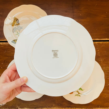 Queen's Fine Bone Chine Horchow Collection Set of 4- Vintage