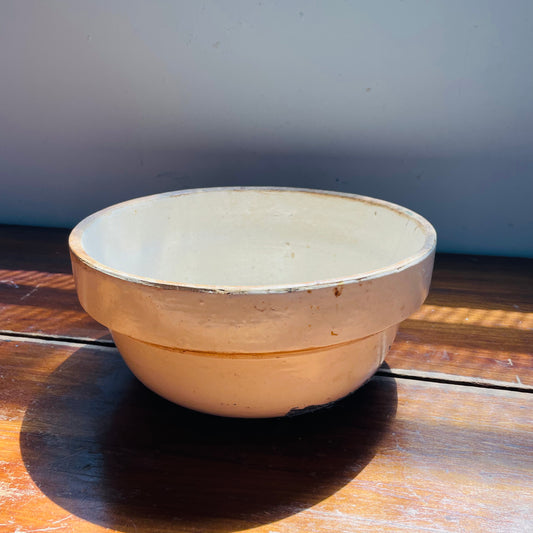 Plaster Dough Bowl- Vintage