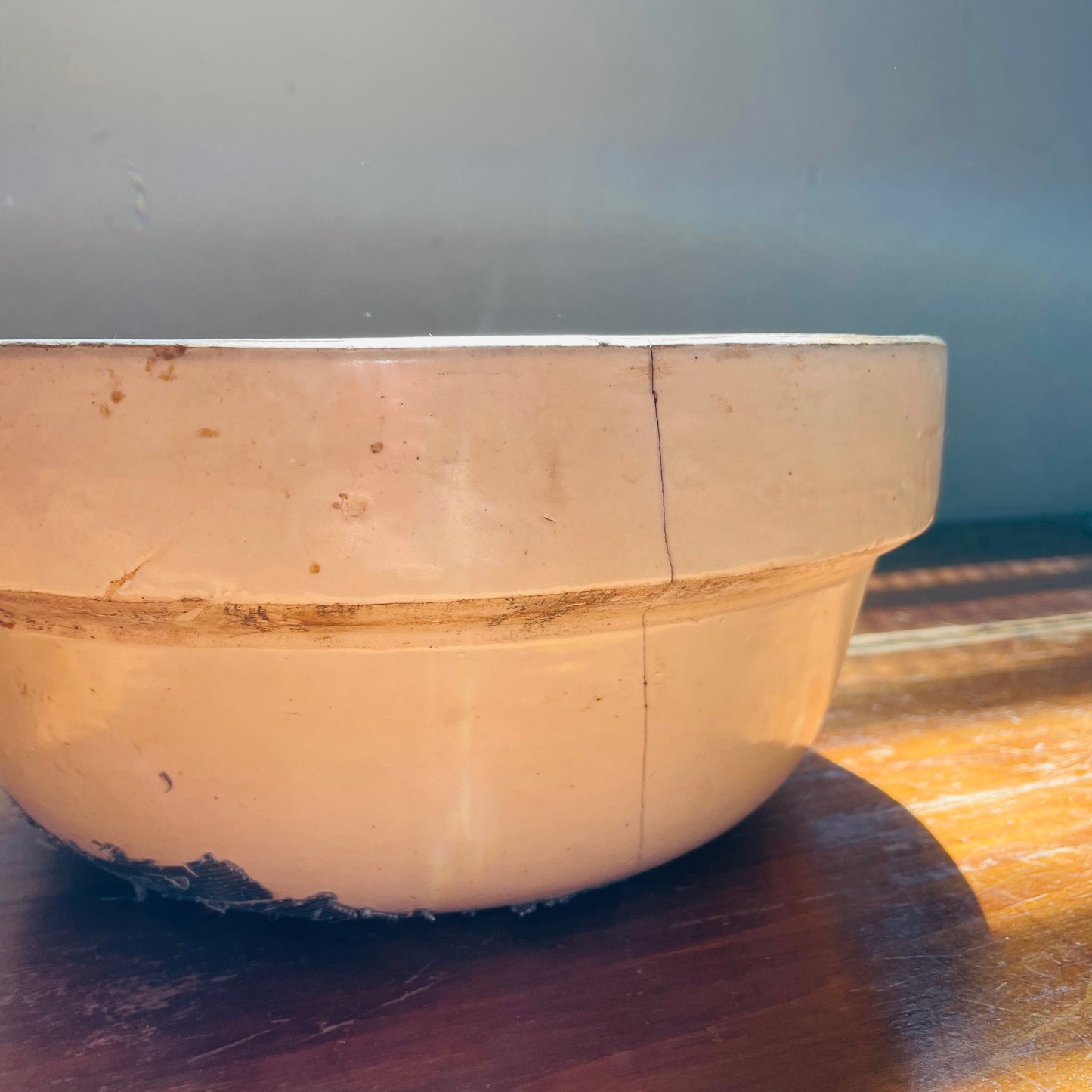 Plaster Dough Bowl- Vintage