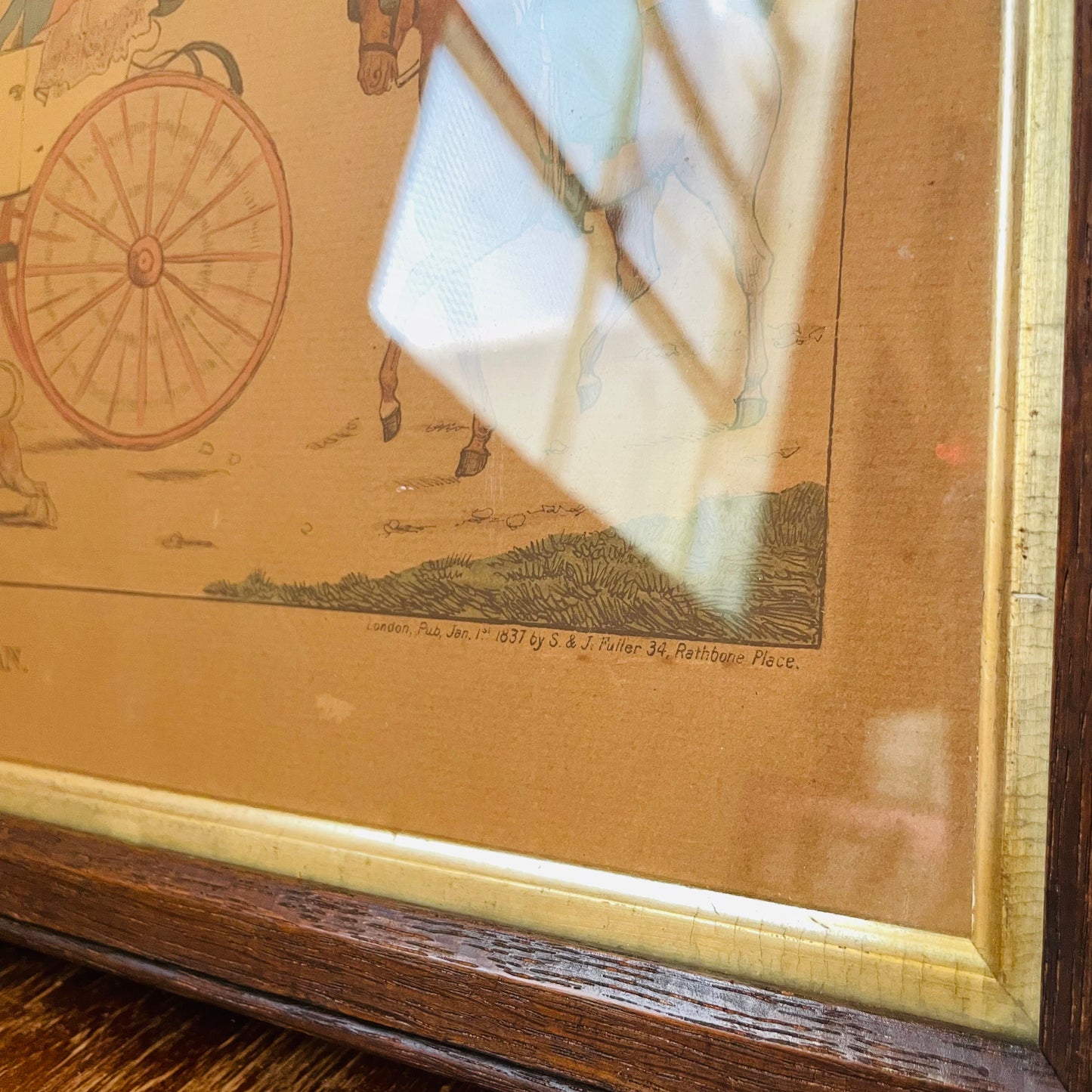 Set of Henry Alken Hand-Painted Lithographs- Vintage