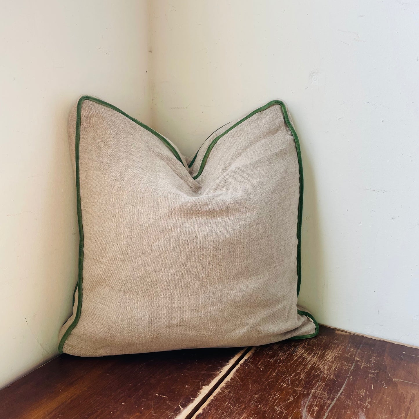 Blaise European Linen Box Pillow