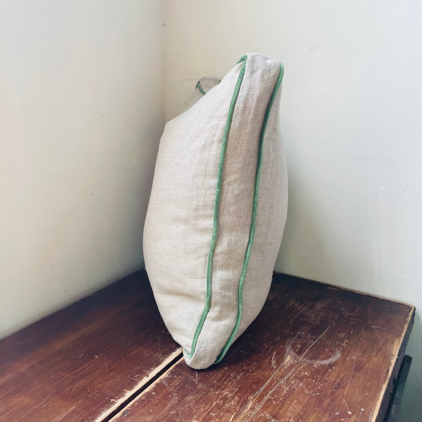 Blaise European Linen Box Pillow