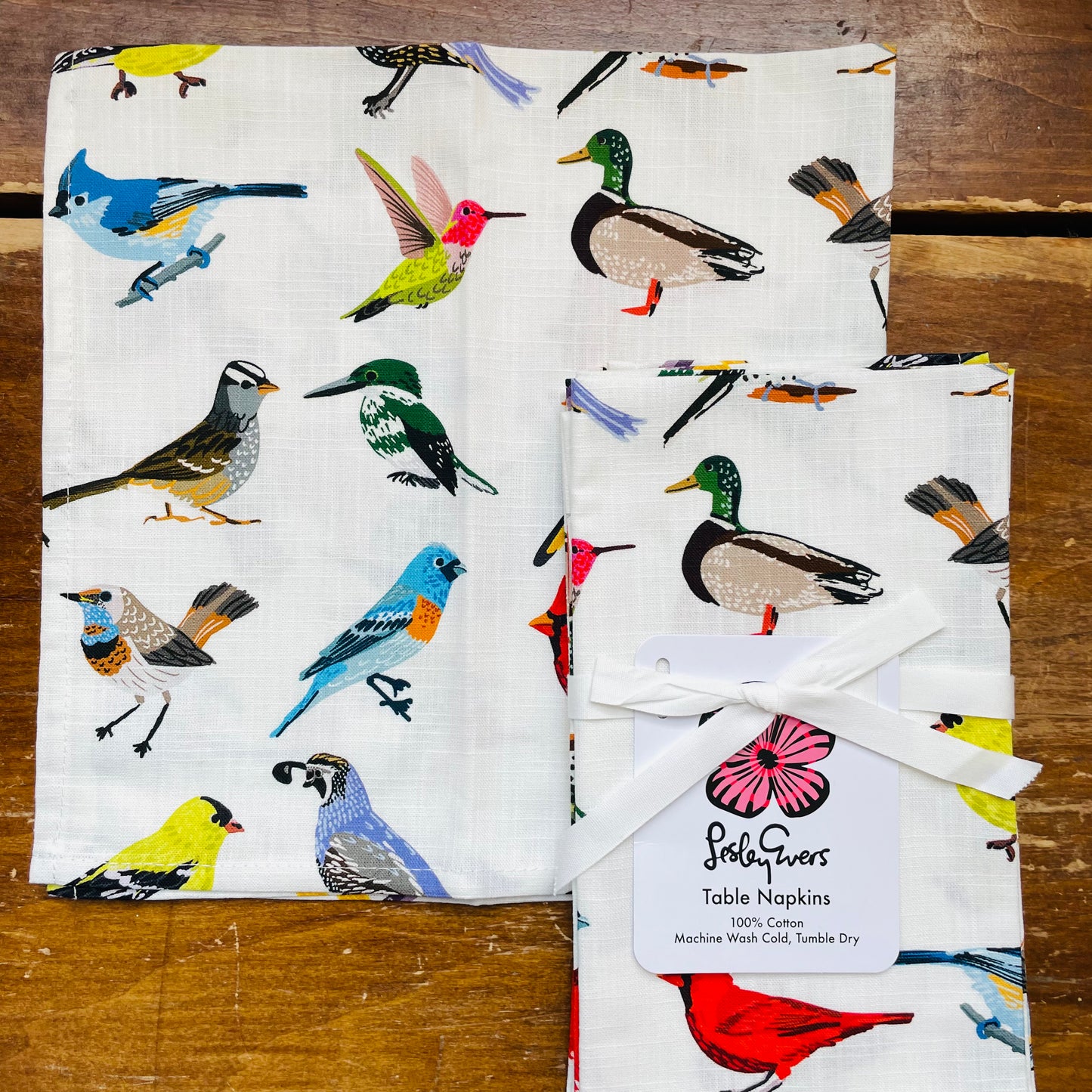 Birds Set of 4 Napkins
