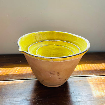 Cottage Crafted Bowls- Set of 3- Vintage