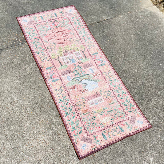 Orchard Mauve & Multicolored 2'0"x5'0" Runner