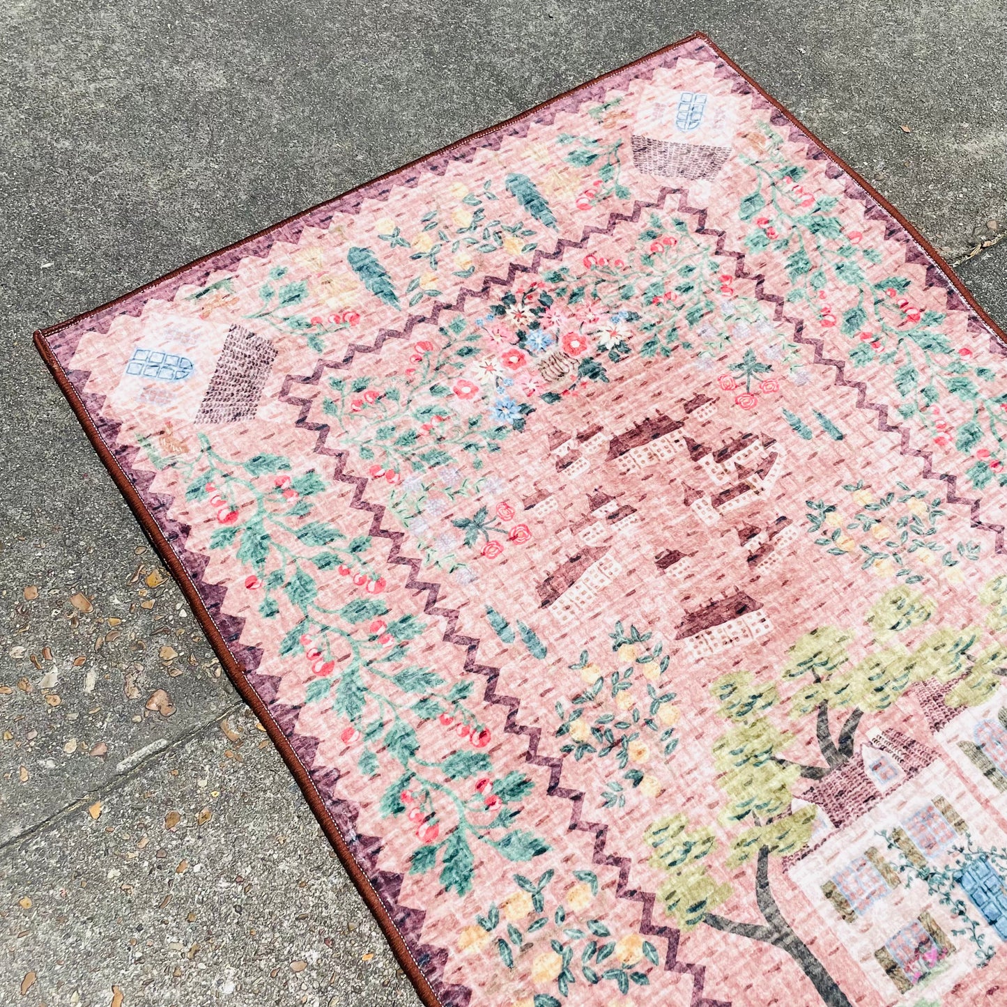 Orchard Mauve & Multicolored 2'0"x5'0" Runner