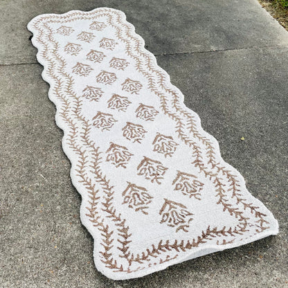 Lisette Ivory & Natural 2'6"x7'6" Runner