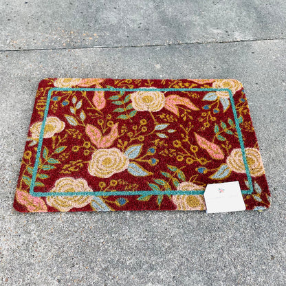 Portico Rust & Teal Cord Doormat