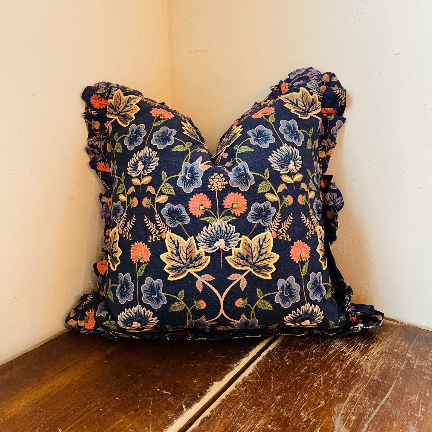 Maple Blue 18"x18" Pillow