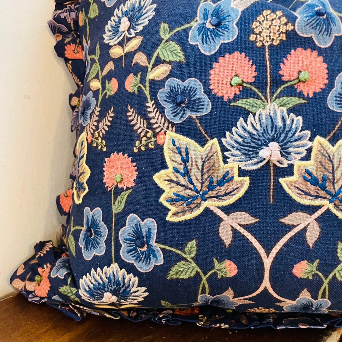 Maple Blue 18"x18" Pillow