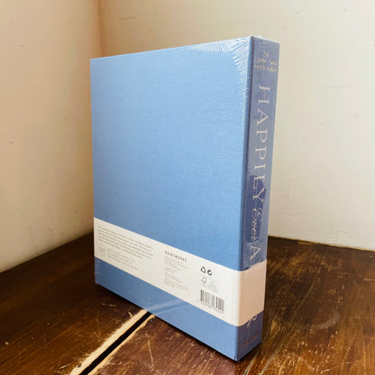 Blue Happily Ever After Wedding Photo Album