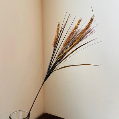 Brown Wheat and Grass Spray