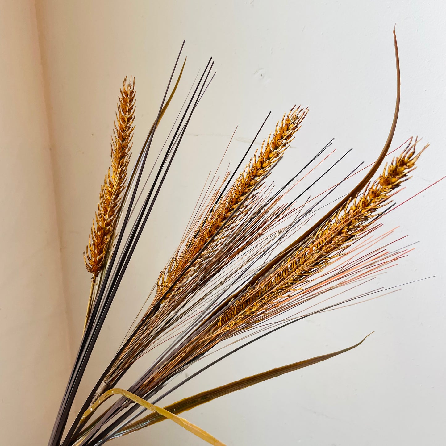 Brown Wheat and Grass Spray