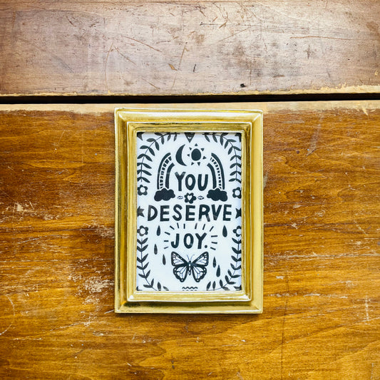 Gold Leaf Photo Frame