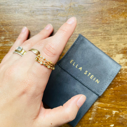Waterproof Shiny Three Stackable Ring