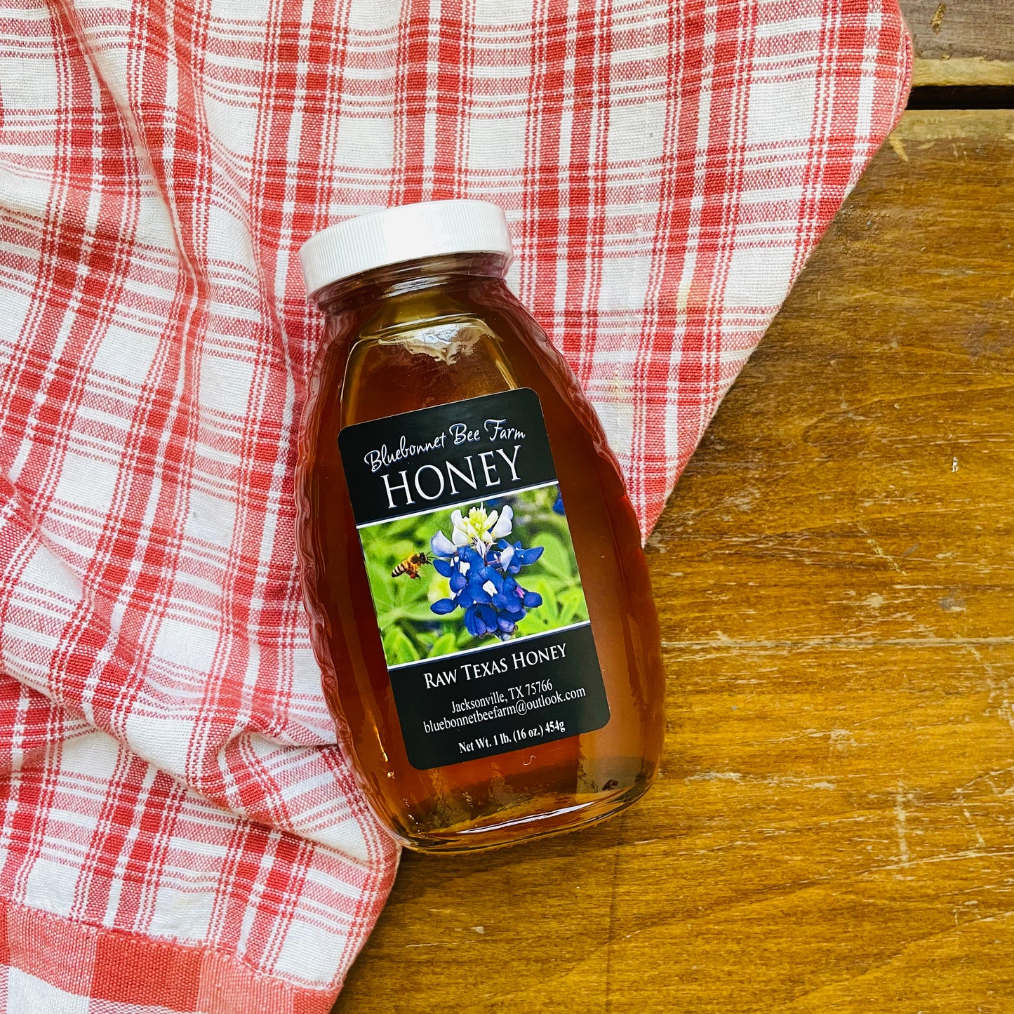 Bluebonnet Bee Farm Honey 16 oz