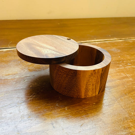 Acacia Wood Salt Celler