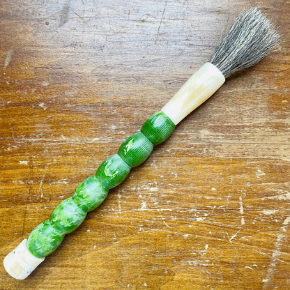 Large Green Horse Hair Brush