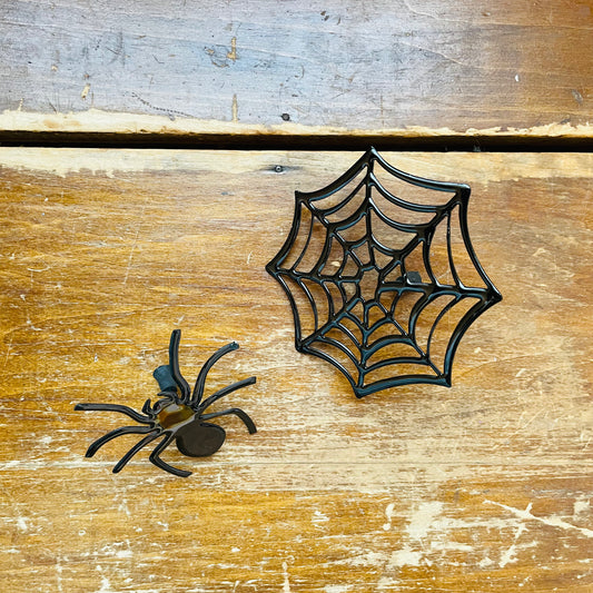 Spider And Web Pumpkin Picks