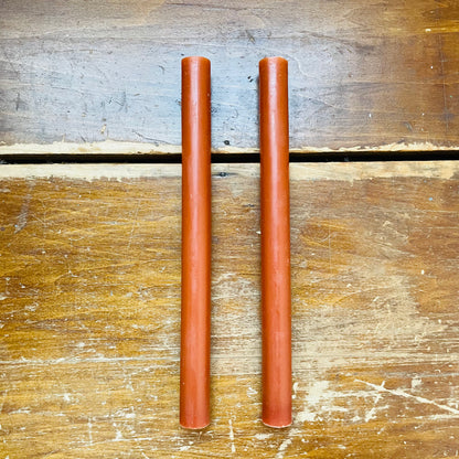 Burnt Sienna 10" Straight Taper Candle Set
