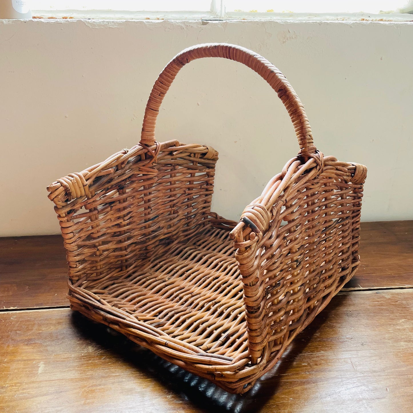 Monterey Rattan Log Basket