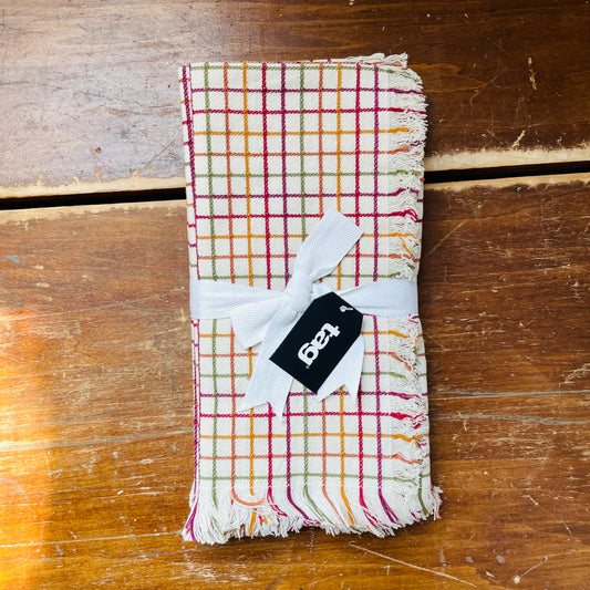 Autumn Window Pane Napkins