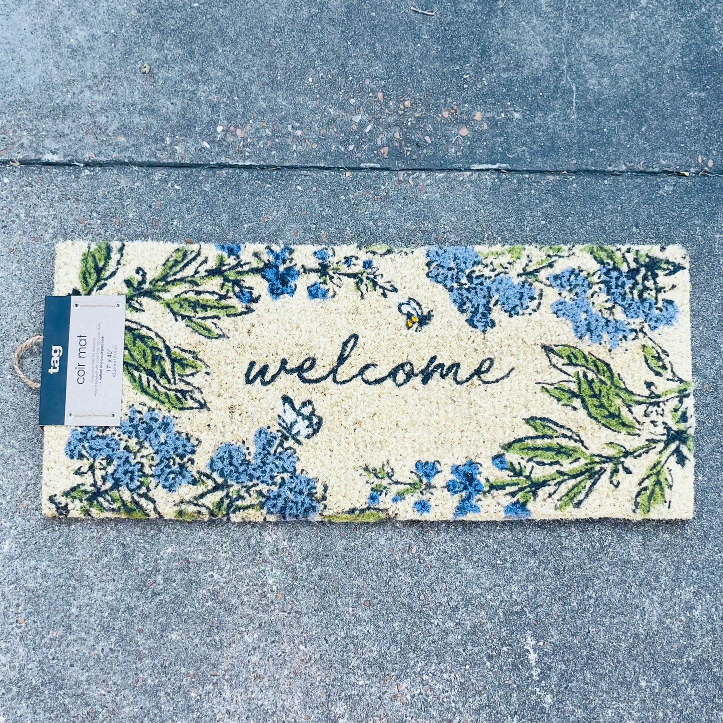 Sage Welcome Estate Coir Mat
