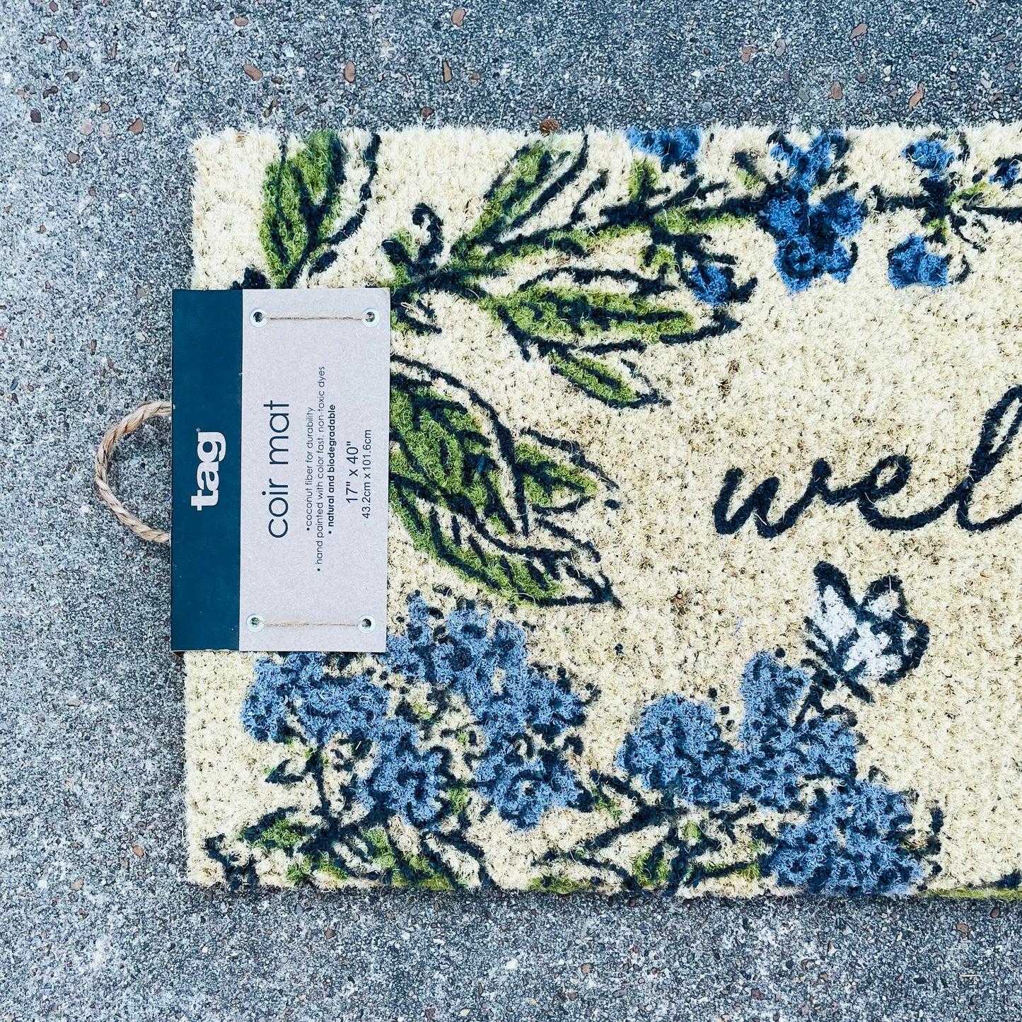 Sage Welcome Estate Coir Mat