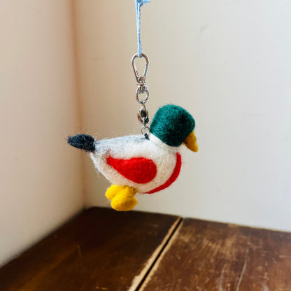 Marley the Mallard Felt Keychain