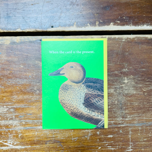 Card is the Present Greeting Card