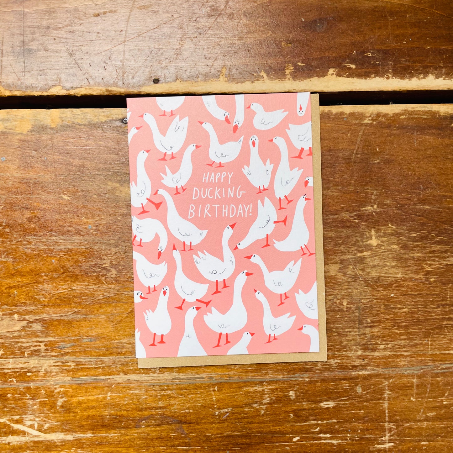 Happy Ducking Birthday Greeting Card