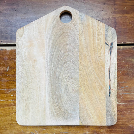 Mango Wood Cheese Board with Rounded Handle