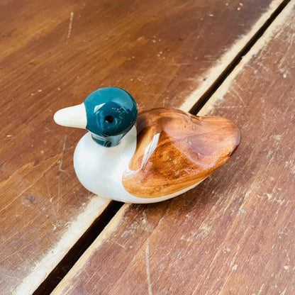 Floating Stoneware Mallard Drake