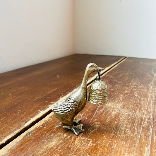 Golden Pewter Duck Candle Snuff