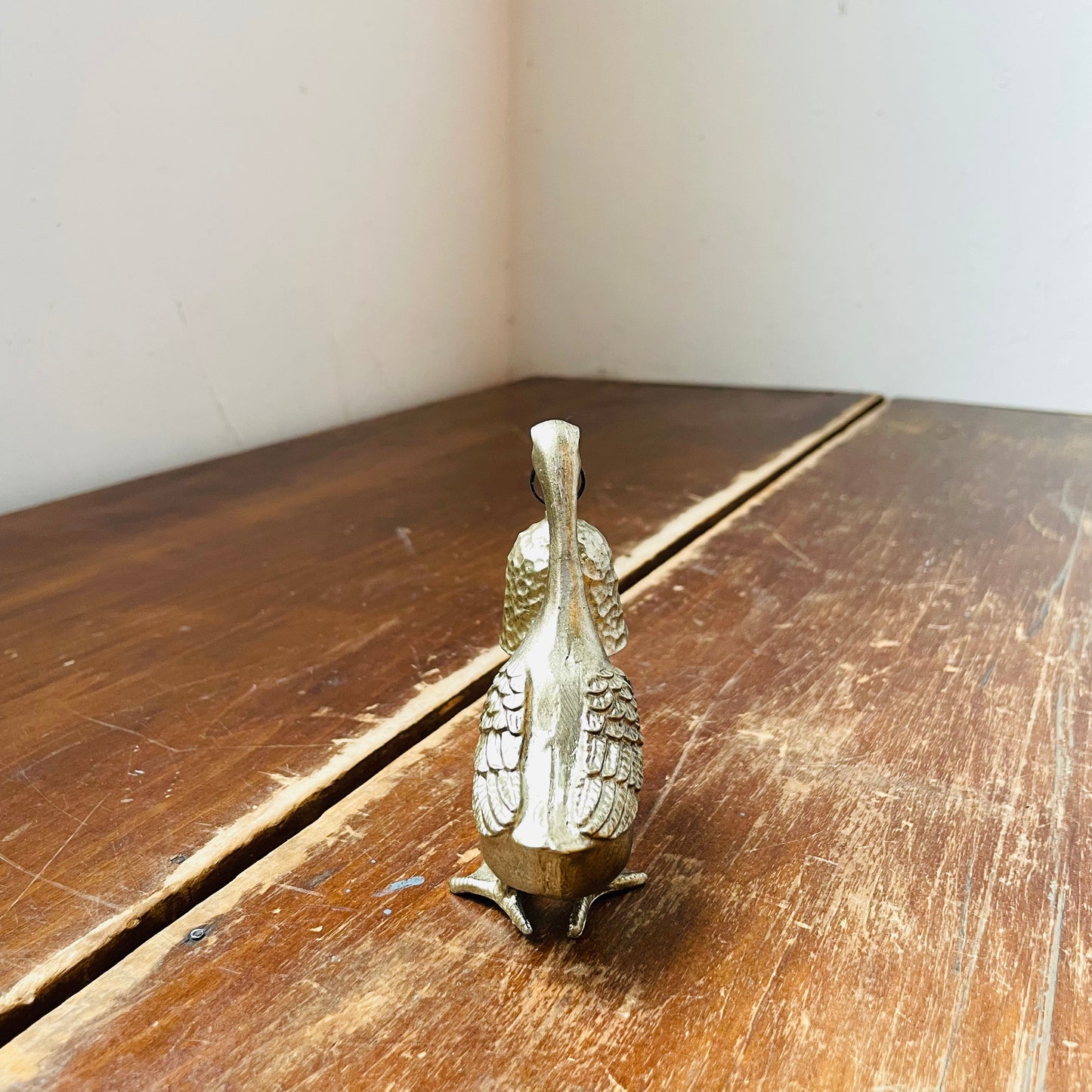 Golden Pewter Duck Candle Snuff