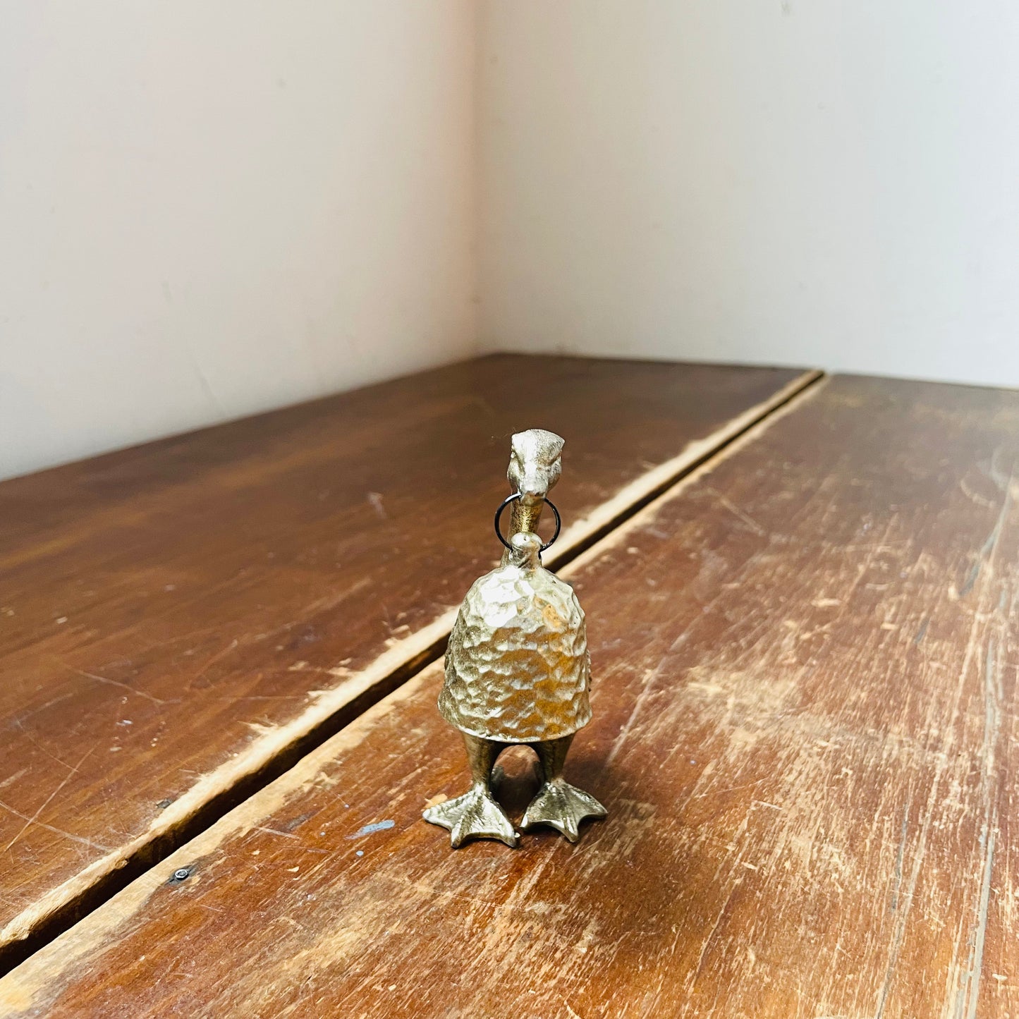 Golden Pewter Duck Candle Snuff