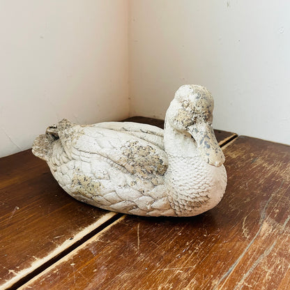 Heavily Distressed Resin Duck