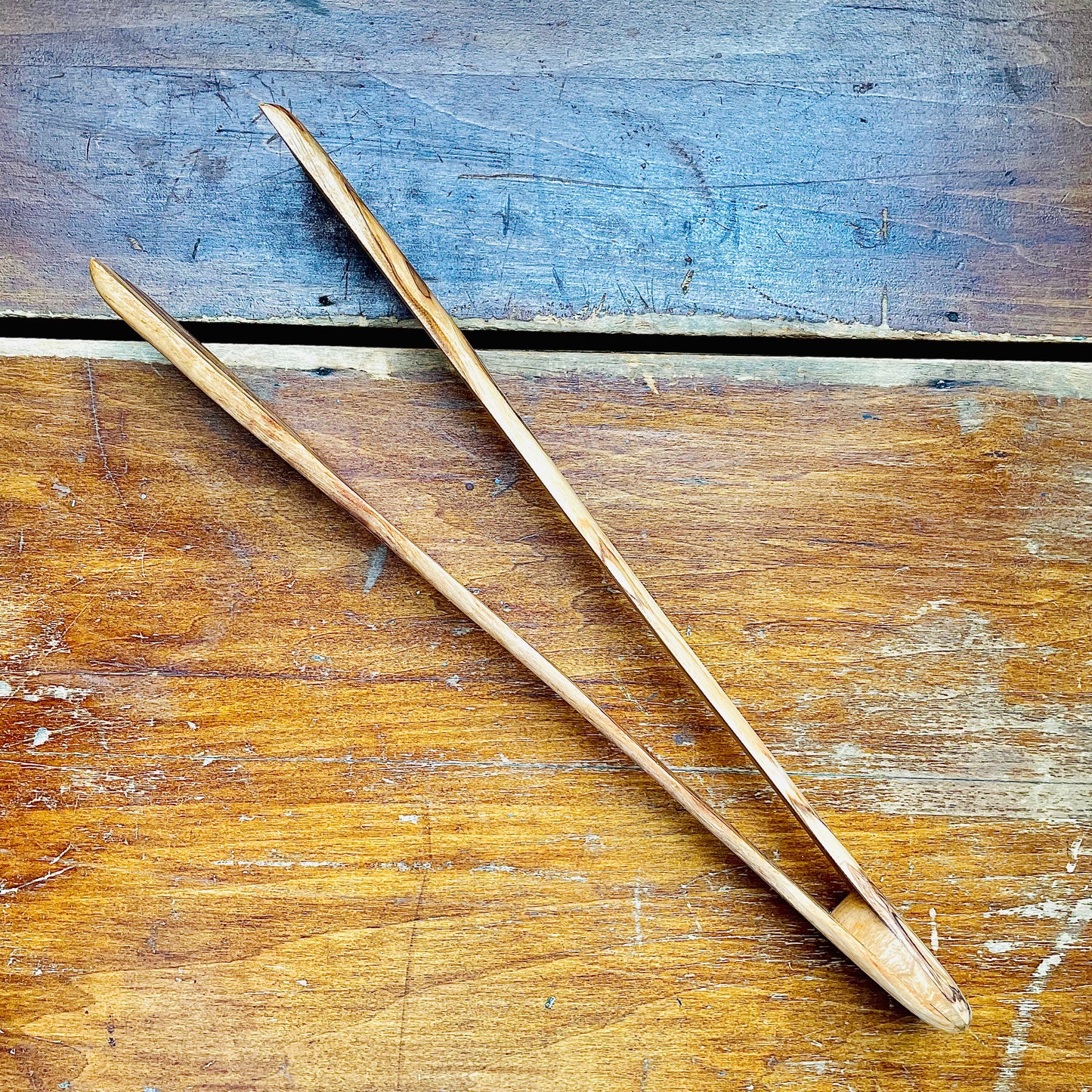 Olive Wood Table Tongs