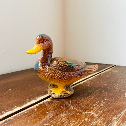 Hand-Painted Stoneware Mallard Hen