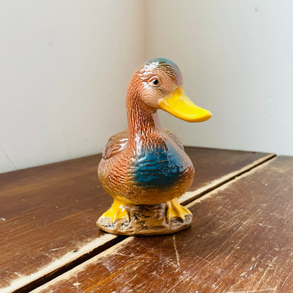 Hand-Painted Stoneware Mallard Hen