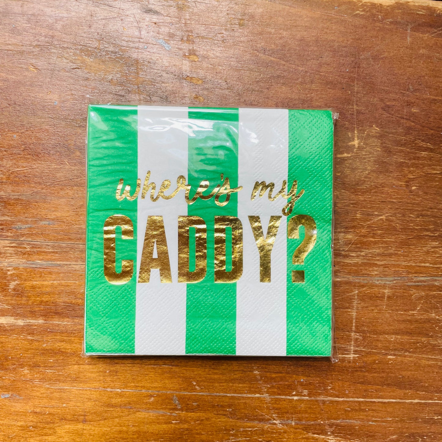 Where's My Caddy? Cocktail Napkins