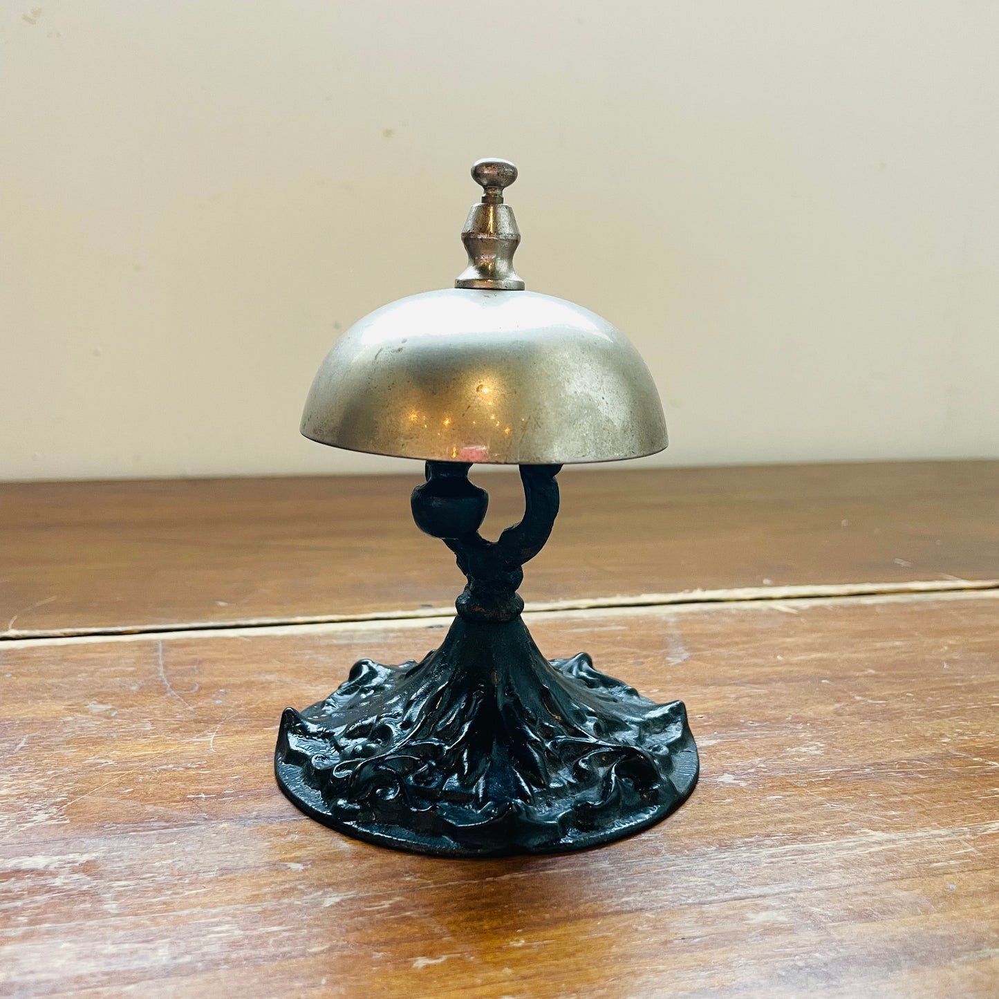 19th Century Cast Iron Hotel Service Bell- Antique