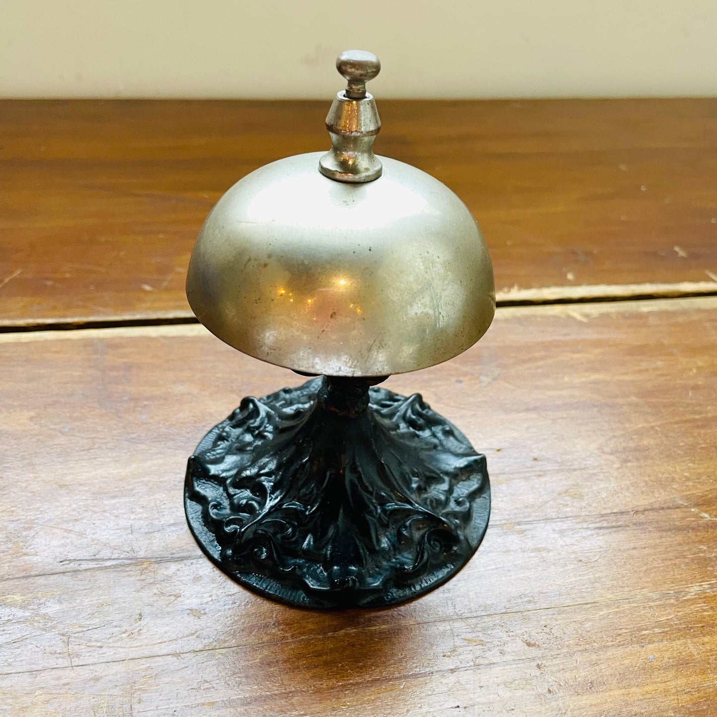 19th Century Cast Iron Hotel Service Bell- Antique