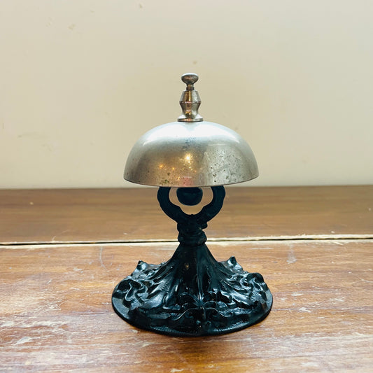 19th Century Cast Iron Hotel Service Bell- Antique