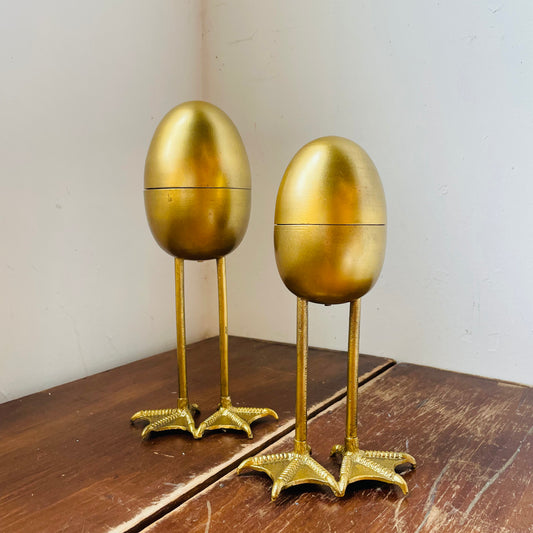Duck Egg Foot Sculpture