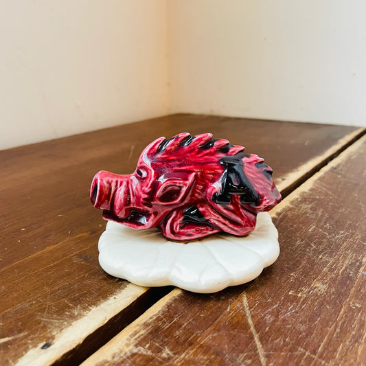 Ceramic Razorback Toothpick Holder- Vintage